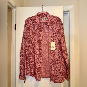 Roberta Oaks Field Daisy Rose Men’s Long Sleeve shirt